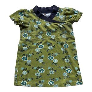 Tea Collection Girls 18/24 Short Sleeve Kimono Style Dress